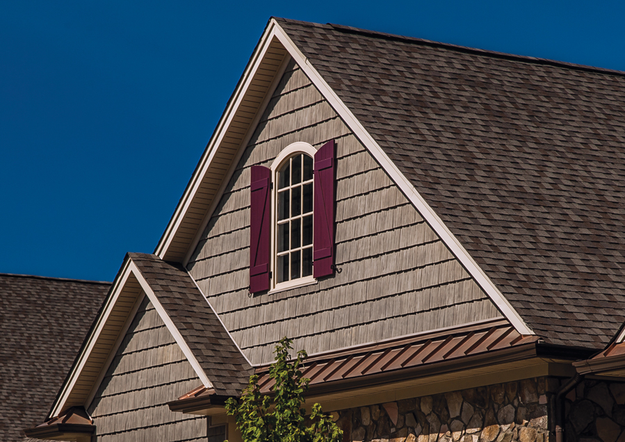 The Beauty Of Cedar Without The Upkeep United Building Materials